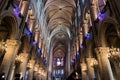 Notre Dame de Paris indoor from France