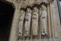 Notre Dame de Paris, medieval Catholic Cathedral on an island Cite in Paris