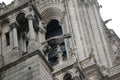 Notre Dame de Paris, medieval Catholic Cathedral on an island Cite in Paris