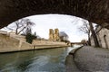 Notre Dame de Paris over the Seine River