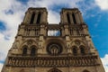 Notre Dame DE Paris in Paris of French Royalty Free Stock Photo