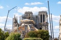 Notre-Dame de Paris under construction