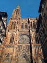 Notre Dame de Strasbourg in Alsace, France Royalty Free Stock Photo