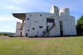 Notre Dame du Haut chapel in Ronchamp, France Royalty Free Stock Photo