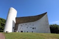 Notre Dame du Haut chapel in Ronchamp, France Royalty Free Stock Photo