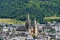 Notre-Dame-et-Saint-Privat cathedral overlooking the city of Mende