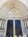 Notre Dame Outside Paris France