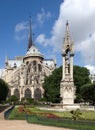 Notre Dame - Rear View Royalty Free Stock Photo