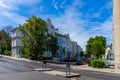 Notting hill houses on neighborhood in London, England, UK Royalty Free Stock Photo