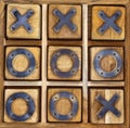 Noughts And Crosses Also Known As Tic-tac-toe Royalty Free Stock Photo