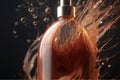 Nourish hair of shampoo , created with Generative AI technology