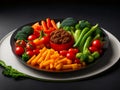 Best Colorful Healthy Vegetables Dish Royalty Free Stock Photo
