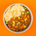 Nourishing Cottage Pie Meal In A Bowl Royalty Free Stock Photo