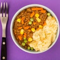 Nourishing Cottage Pie Meal In A Bowl Royalty Free Stock Photo