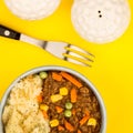 Nourishing Cottage Pie Meal In A Bowl Royalty Free Stock Photo