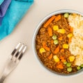 Nourishing Cottage Pie Meal In A Bowl Royalty Free Stock Photo