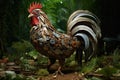 Nourishing Organic eco chicken. Generate Ai Royalty Free Stock Photo