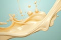 Nourishing Splash of milk. Generate Ai