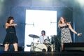 Nouvelle vague singers Royalty Free Stock Photo