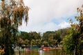 Boating in Burnham Park Reservation, Baguio, Phillippines Royalty Free Stock Photo