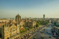 Chhatrapati Shivaji Maharaj Terminus Victoria Terminus station-Unesco World Heritage Site Royalty Free Stock Photo