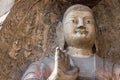 Nov 2014, Datong, China: Buddha statue at Yungang grottoes in Datong, China