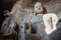 Nov 2014, Datong, China: Buddha statue at Yungang grottoes in Datong, China