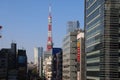 Nov 27 2023 Hamamatsucho with Tokyo Tower, Tokyo, Japan