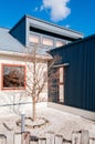 Modern Japanese house or bakery shop in Hokkaido