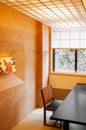Simply Japanese contemporary dinning room interior style, cozy a