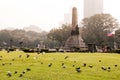 Rizal monument in Rizal park in Manila, Philippines