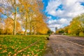 Nov, 2019- People walked and relaxed around the Kensington Gardens the Royal Parks, London.