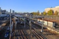 Nov 29 2023 the railway with Ueno Station, tokyo, japan Royalty Free Stock Photo