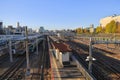 Nov 29 2023 the railway with Ueno Station, tokyo, japan Royalty Free Stock Photo