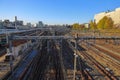 Nov 29 2023 the railway with Ueno Station, tokyo, japan Royalty Free Stock Photo