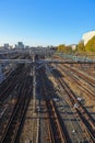 Nov 29 2023 the railway with Ueno Station, tokyo, japan Royalty Free Stock Photo