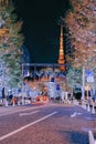 Nov 28 2023 the Roppongi Hills Keyakizaka Street Christmas Illuminations Royalty Free Stock Photo