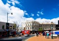 2018 Nov 1st, New Zealand, Dunedin, View of the city and people in the morning