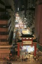The Temple Street night market, Hong Kong 4 Nov 2012 Royalty Free Stock Photo