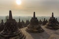 Templo de Borobudur durante el dÃÂ­a, Yogyakarta, Java, Indonesia.