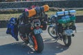 1 Nov 2013 the two motorbike standing on empty road