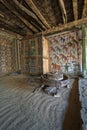 Wooden Door Pillar beam at veranda or verandah of Rathwa Tribal House