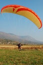 Nova gorica paragliding Royalty Free Stock Photo