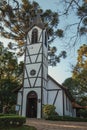 Church with belfry in traditional style