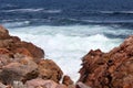 Nova Scotia Cabot Trail Red rocks Ocean Scene