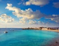 Nova Tabarca beach in Alicante Spain Royalty Free Stock Photo
