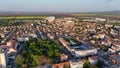 Nova Zagora Bulgaria drone city view aerial panorama