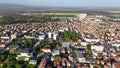 Nova Zagora Bulgaria drone city view aerial panorama