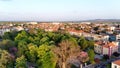 Nova Zagora Bulgaria drone city view aerial panorama