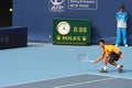 Novak Djokovic in the semifinal of the China Open Royalty Free Stock Photo